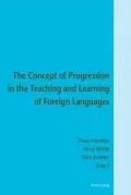 Concept of Progression in the Teaching And Learning of Foreign Languages