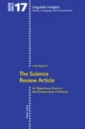 Science Review Article An Opportune Genre in the Construction of Science