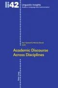 Academic Discourse Across Disciplines