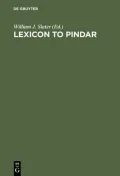 Lexicon to Pindar