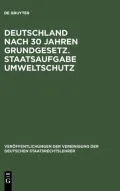 Deutschland Nach 30 Jahren Grundgesetz