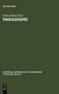 Paradigms : The Economy of Inflection