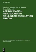 Approximation Procedures in Nonlinear Oscillation Theory