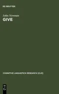 Give : A Cognitive Linguistic Study