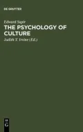 Psychology of Culture: A Course of Lectures