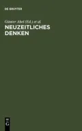 Neuzeitliches Denken: Festschrift Fur Hans Poser Zum 65, Geburststag