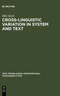 Contrast and Commonality Between English and German in System and Text