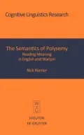 Semantics of Polysemy: Reading Meaning in English and Warlpiri