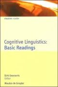 Cognitive Linguistics: Basic Readings