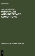Interfaces and Interface Conditions