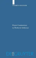 Piyyut Commentary in Medieval Ashkenaz