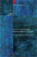 Speech and Thought Representation in English: A Cognitive-Functional Approach