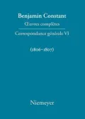 Correspondance Generale 1806 1807