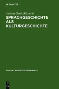 Sprachgeschichte ALS Kulturgeschichte
