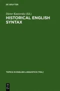 Historical English Syntax