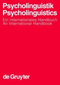 Psycholinguistik / Psycholinguistics