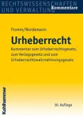 Urheberrecht: Kommentar zum Urhebergesetz, zum Verlagsgesetz und zum Urheberrechts-wahrnehmungsgesetz