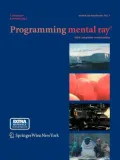 Programming Mental Ray