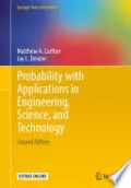 Book cover of Probability with Applications in Engineering, Science, and Technology