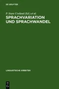 Sprachvariation Und Sprachwandel: Probleme Der Inter- Und Intralinguistik  Akten Des 3. Symposions uber Sprachkontakt in Europa, Mannheim, 1979