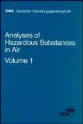 Analyses of Hazardous Substances in Air: Volume 1