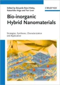 Bio-inorganic Hybrid Nanomaterials: Strategies, Syntheses, Characterization and Applications