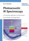 Book cover of Photoacoustic IR Spectroscopy: Instrumentation, Applications and Data Analysis