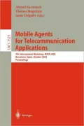 Mobile Agents for Telecommunication Applications
