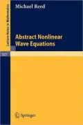 Abstract Non Linear Wave Equations