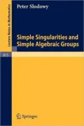 Simple Singularities and Simple Algebraic Groups