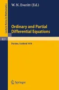 Ordinary and Partial Differential Equations: Proceedings of the Fifth Conference held at Dundee, Scotland, March 29-31, 1978 (Lecture Notes in Mathematics)