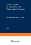 Information Structures in Economics: Studies in the Theory of Markets with Imperfect Information