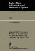 Bayesian Full Information Analysis of Simultaneous Equation Models Using Integration by Monte Carlo