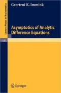 Asymptotics of Analytic Difference Equations
