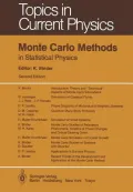 Monte Carlo Methods in Statistical Physics
