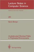 Unobstructed Shortest Paths in Polyhedral Environments