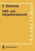 Mass- Und Integrationstheorie
