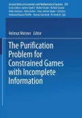 The Purification Problem for Constrained Games with Incomplete Information