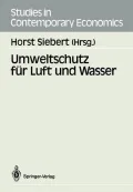 Umweltschutz Fa1/4r Luft Und Wasser