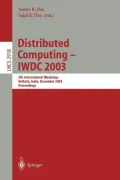Distributed Computing--Iwdc 2003