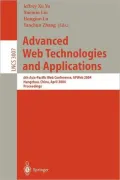 Advanced Web Technologies and Applications