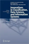 Innovations in Classification, Data Science, and Information Systems