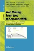 Web Mining: From Web to Semantic Web