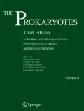 Prokaryotes A Handbook on the Biology of Bacteria Proteobacteria Gamma Subclass