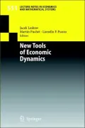 New Tools Of Economic Dynamics