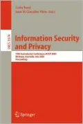 Information Security and Privacy