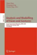 Analysis and Modelling of Faces and Gestures