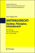 Haftungsrecht: Struktur, Prinzipien, Schutzbereich. Enzyklopädie der Rechts- und Staatswissenschaft