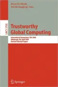 Trustworthy Global Computing