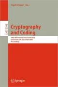 Cryptography and Coding